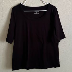The Talbots Tee Scoopneck, XL